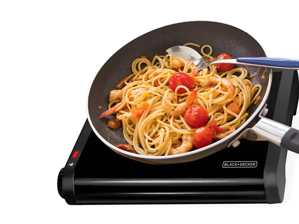 Hornilla Electrica 1000W Individual Azabache & Decker