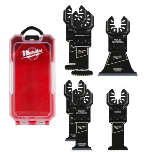 Kit MilwaukeeTool de hojas multiherramienta OPEN-LOK™ de 6 piezas 49-10-9112