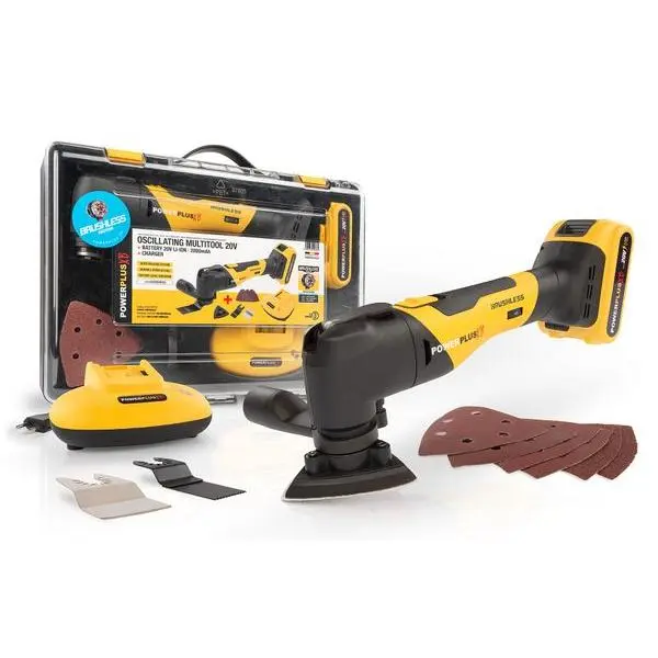 Sierra de Calar Multiherramienta oscilante 20V POWXB40020 Powerplus