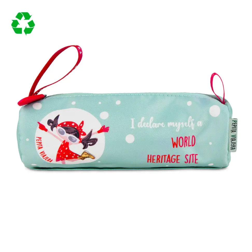 Premium Portatodo redondo Patrimonio de la Humanidad en inglés