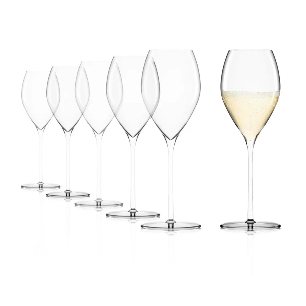 Set 6 Copas Champagne 425 ml Elegante