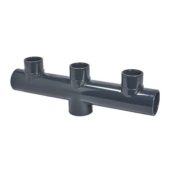 Colector 3 puertos salida central ø 50 mm