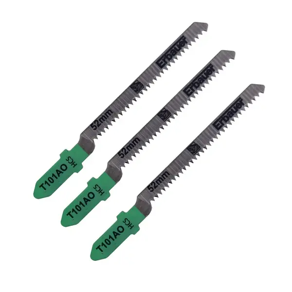 Hoja sierra de calar en T madera 1,5-15 mm Erbauer 3 uds