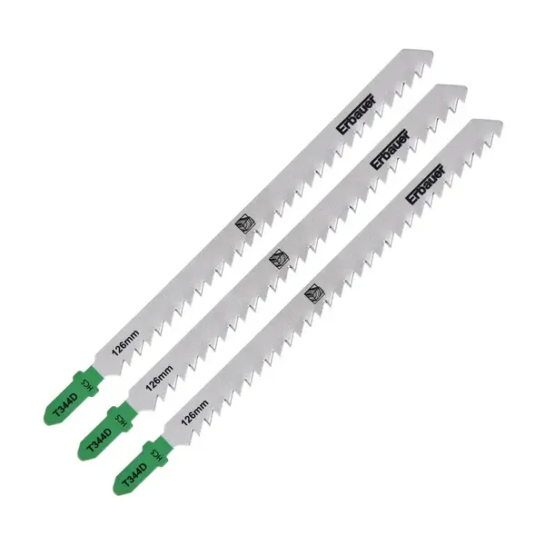 Hoja sierra de calar en T madera 5-100 mm Erbauer 3 uds