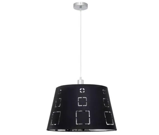 Baliza lampara de techo metálico color negro serie celaya 40cm