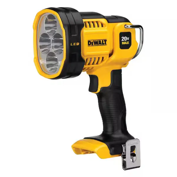 Lámpara Portátil Luz de Trabajo DEWALT DCL043 20V MAX LED Para Obra Inalámbrica