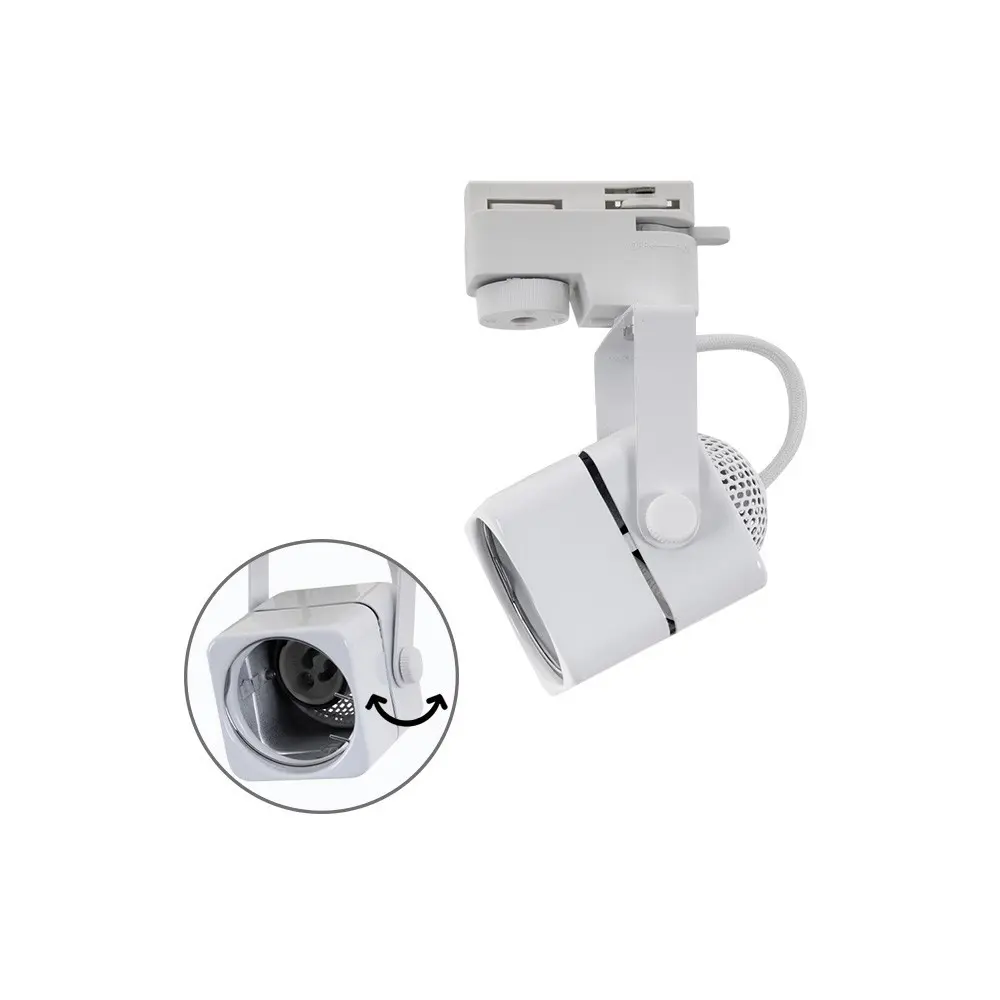 Foco ayrton blanco 7cm