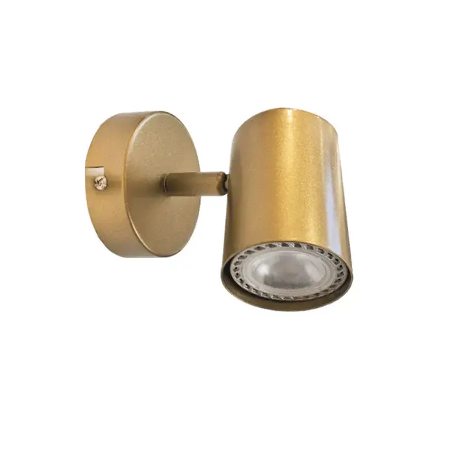 Foco dorado dirigible muro o techo Ø5,8x12,7 GU10 - CEFO0019