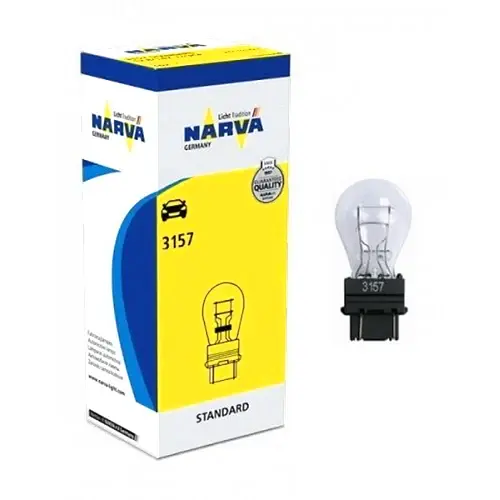 Foco Lagrima Con Base Negro 2 Contactos 12v (17945) Narva