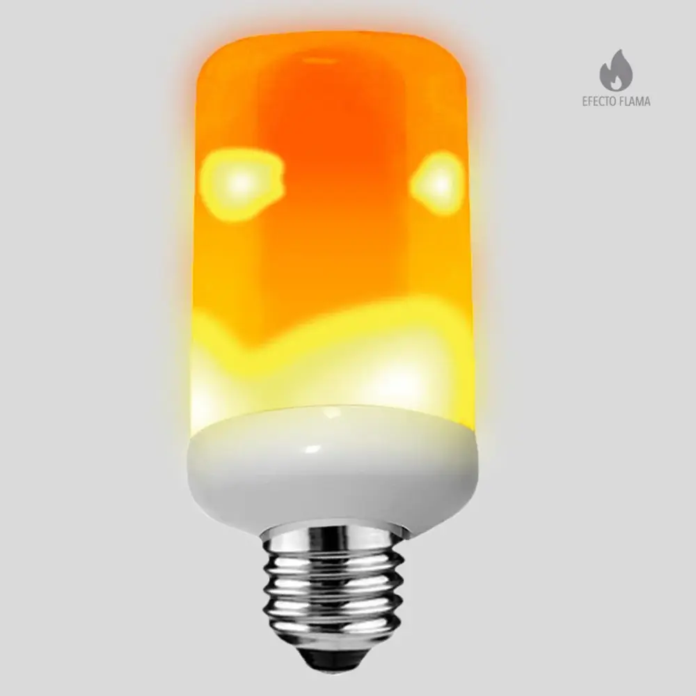 Foco led efecto flama con sensor de giro TecnoLite