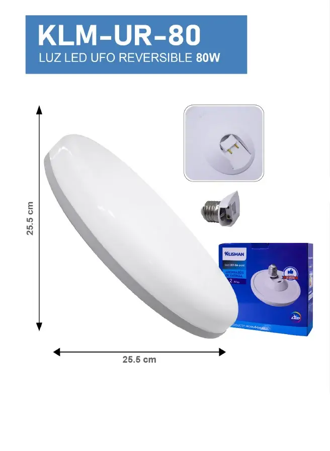 Foco led ufo invertible 80w KLM-UR80 - KLISMAN