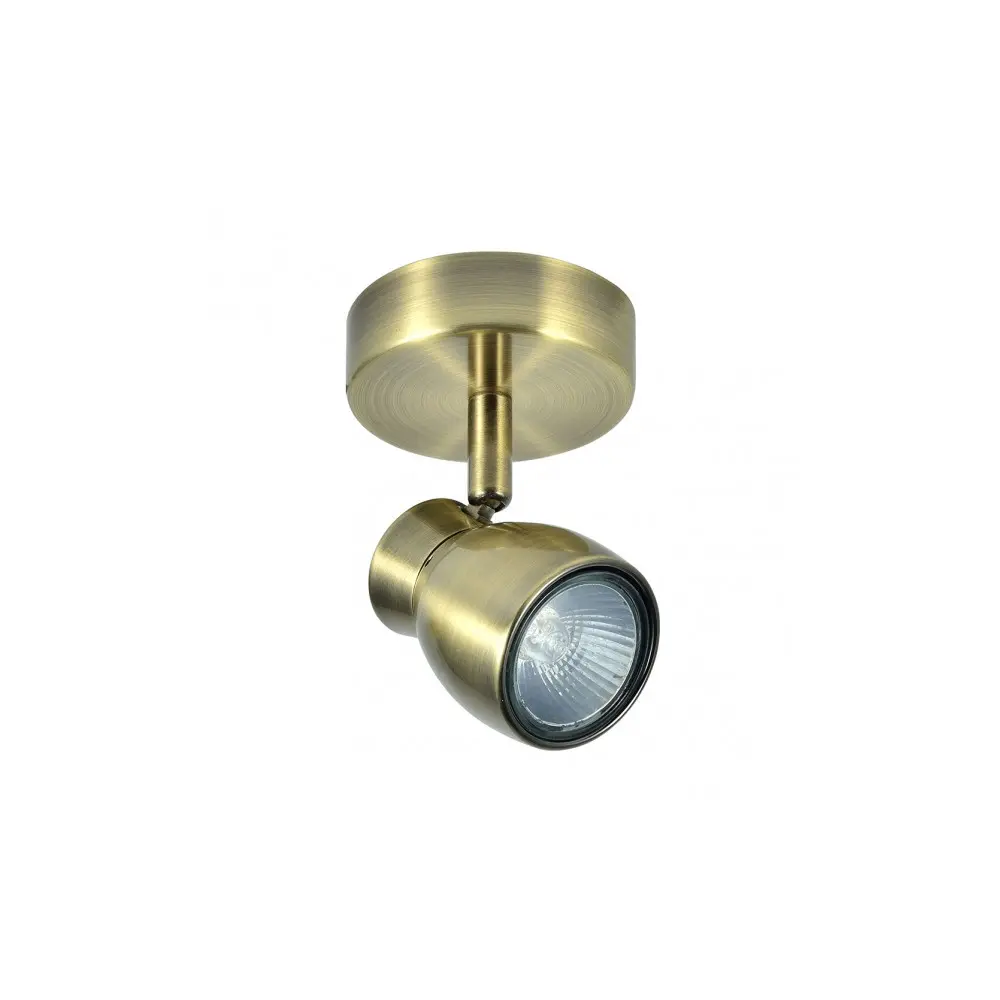 Foco 1 luz chacho dorado 8.5cm