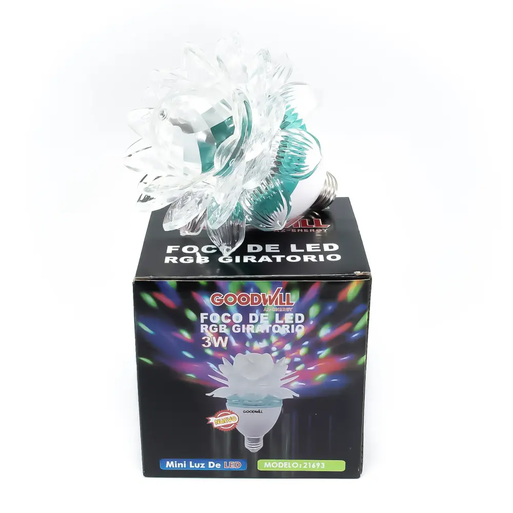 Foco Piñ RGB De varios colores Giratorio