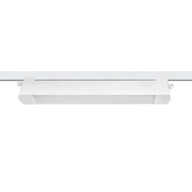 Foco riel aluminio blanco opaco 33,3x3,5x5,5 cm LED 20W - DEFO0001