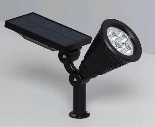 FOCO SOLAR IP65 LED 6000K CON BASE Y PINCHO