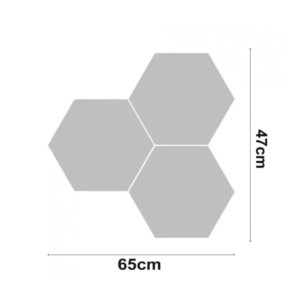 Figura LED Vertex 7hSevenOn 30W 2400lm 4000K 47x65cm