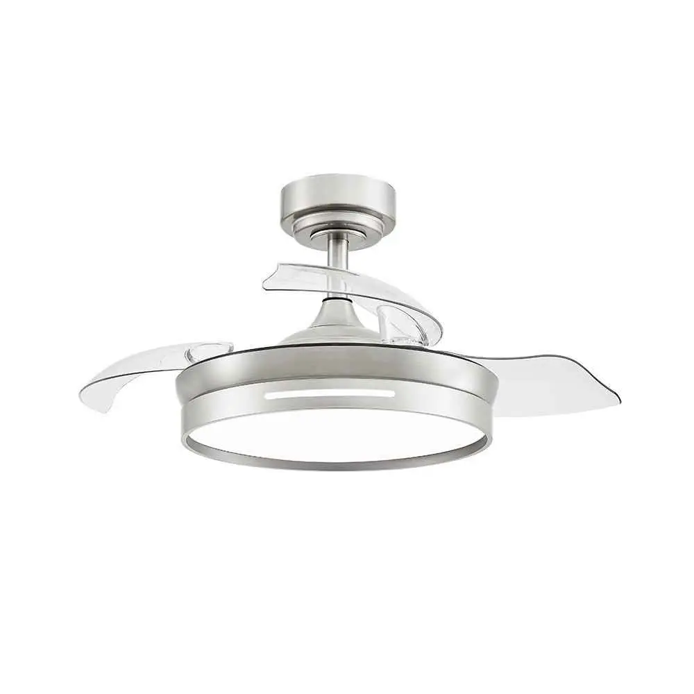 Alta Eficiencia Energética Ventilador de techo micenas niquel cct regulable 45cm