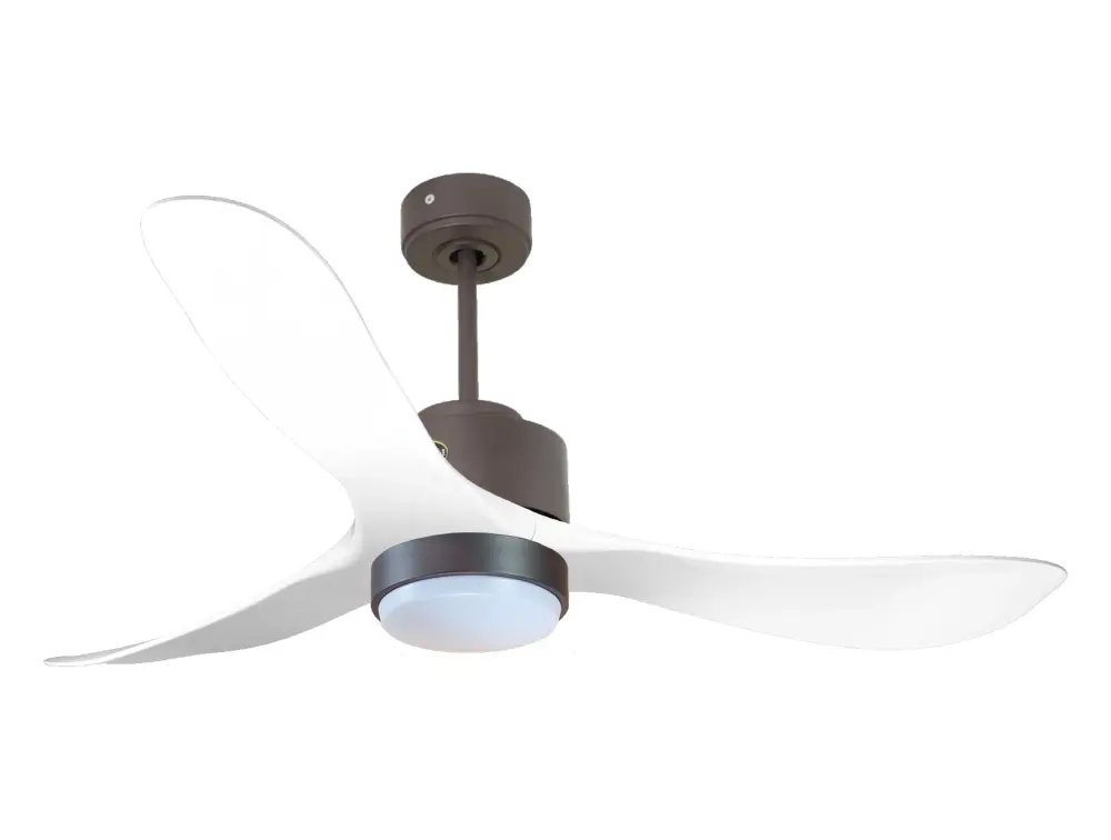 Alta Eficiencia Energética Ventilador de Techo Ultra silencioso de bajo consumo DC TongaD132C02LED65444