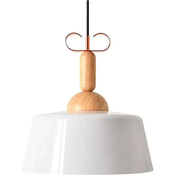 Lámpara de techo Ceiling E27 40W blanco Ø40x38 cm con Garantí de 2 ños