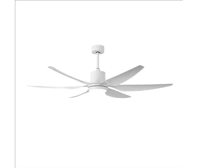 Panel LED Plano ventilador de techo acero color blanco serie otto 167cm