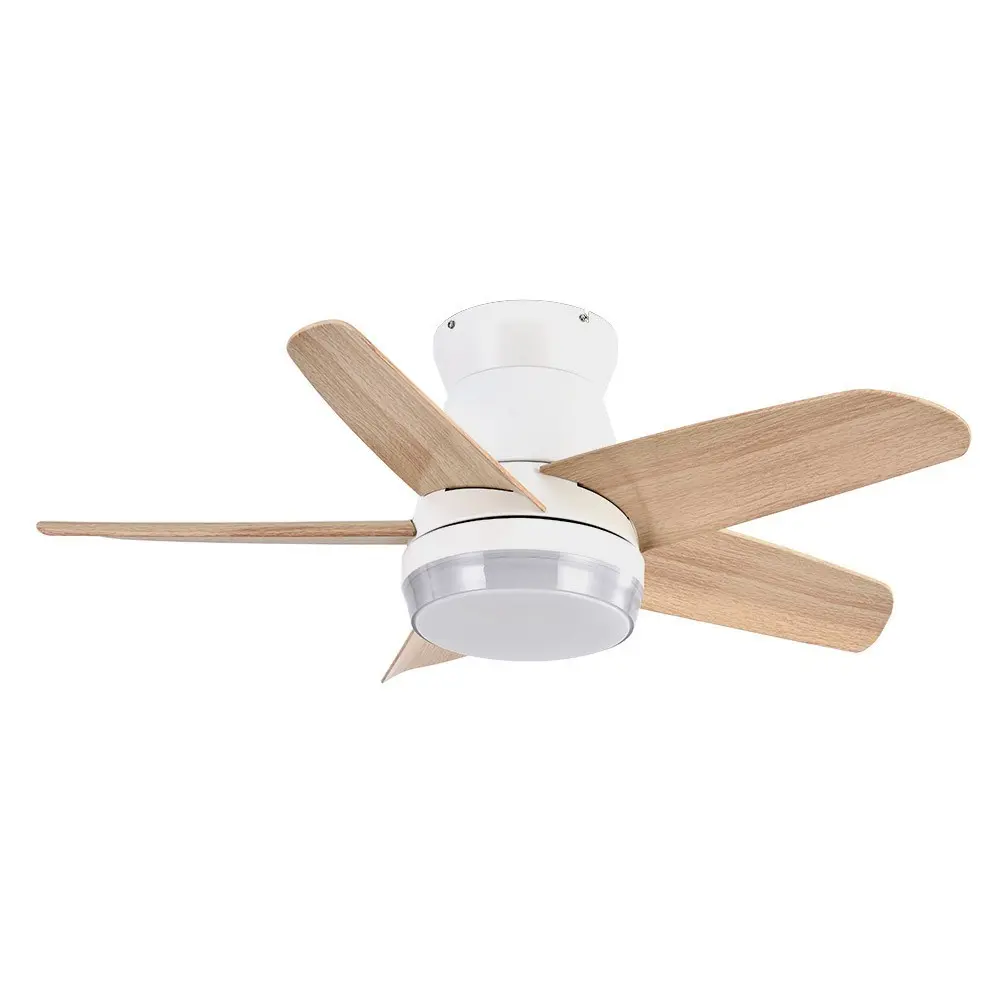 Panel LED Plano Ventilador de techo neutron blanco cct regulable 91cm