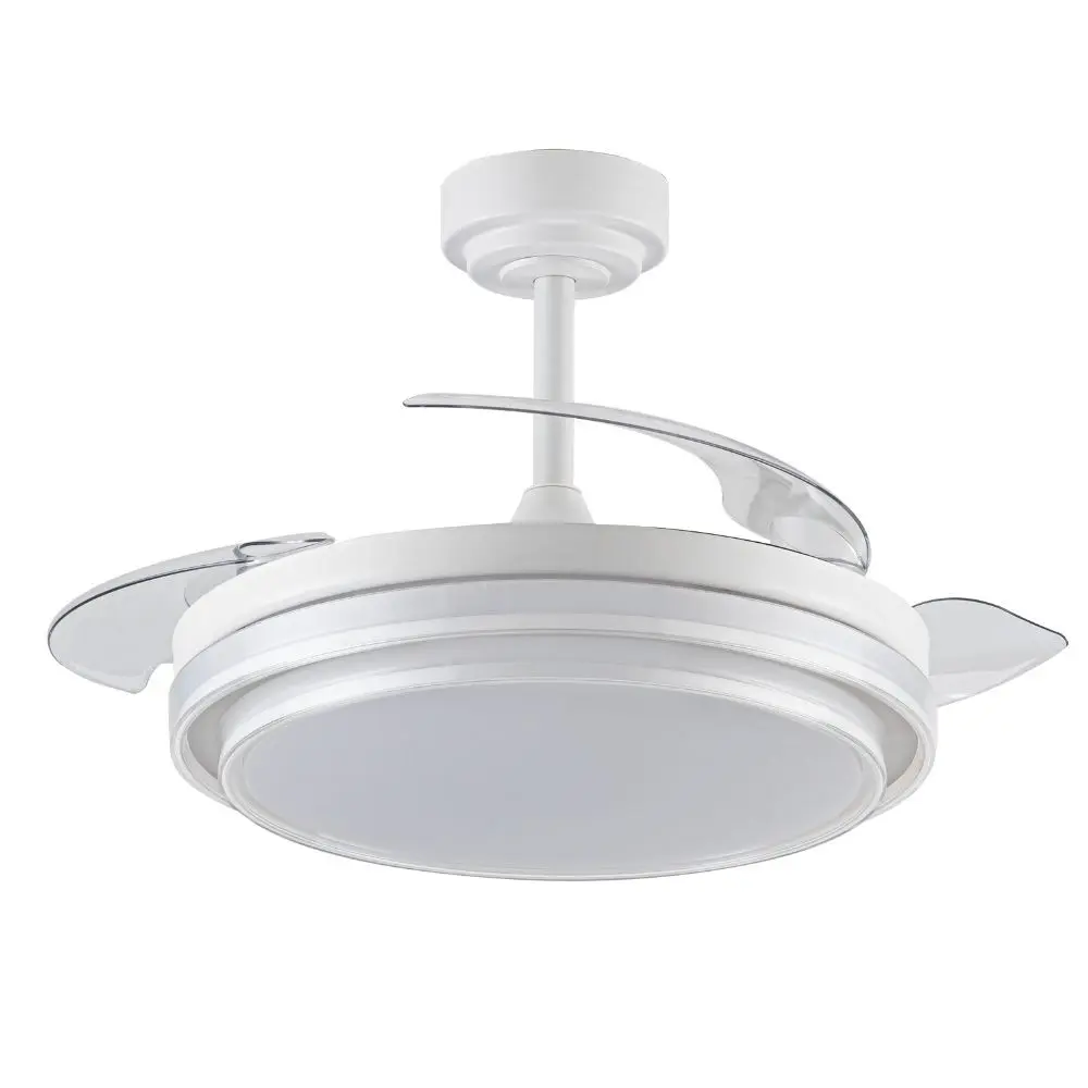 Panel LED Plano Ventilador de techo pampin l blanco cct regulable 106cm