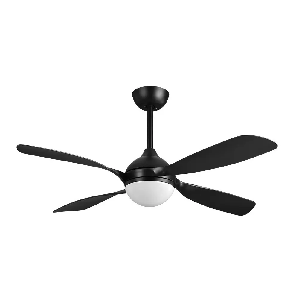 Premium Impermeable Ventilador de techo livorno negro cct regulable 132cm