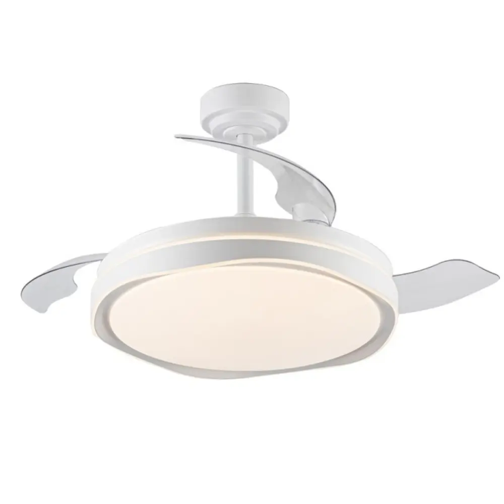 Premium Impermeable Ventilador de techo rizos blanco cct regulable 106cm