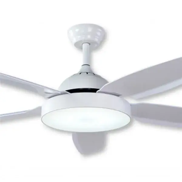 Profesional Certificado Ventilador de techo Nevada con luz LED 62W 6 velocidades blanco