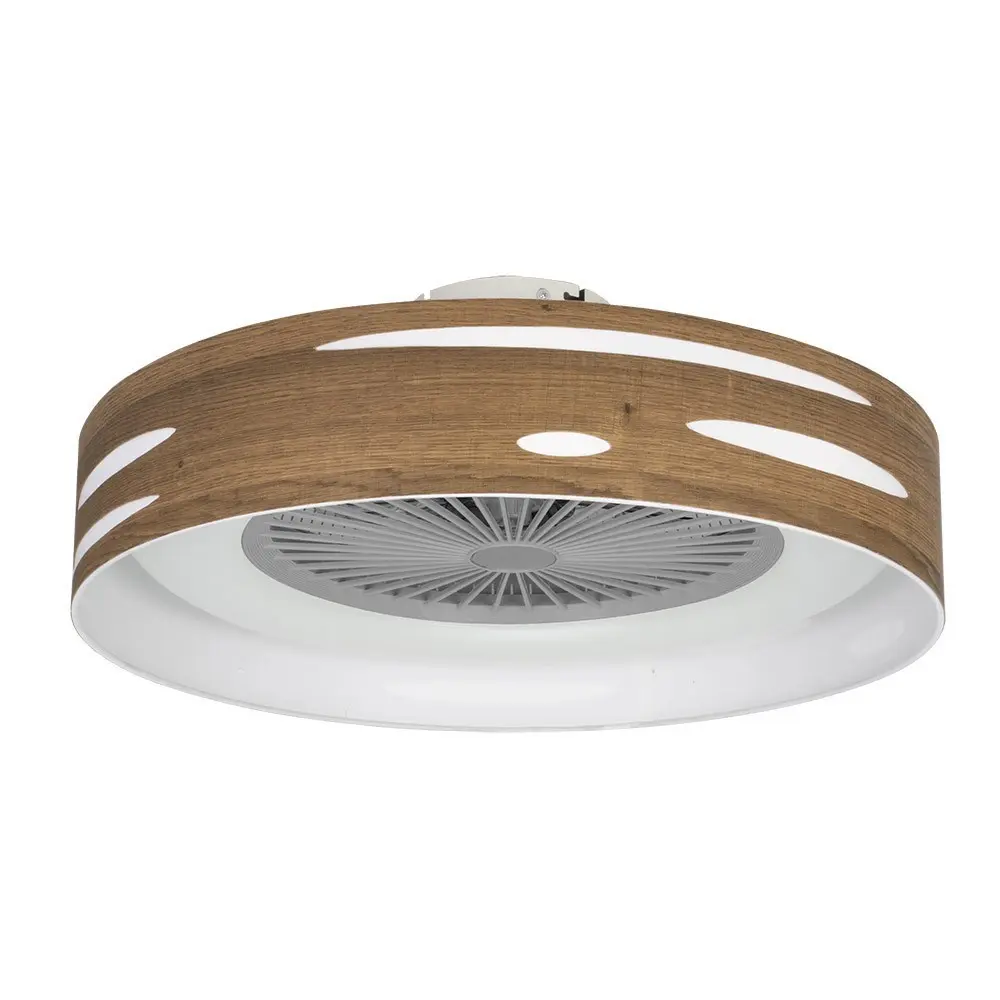 Profesional Certificado Ventilador de techo odra marron cct regulable 57cm