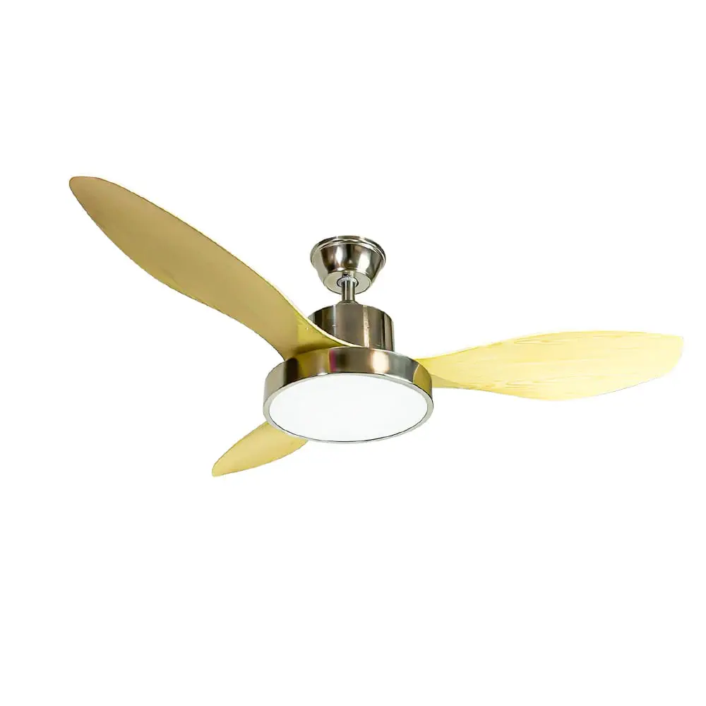 VENTILADOR DE TECHO CEFIRO NIQUEL 36W con Kit de Montaje