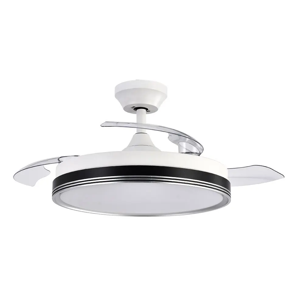 Ventilador de techo escarcha blanco cct regulable 49cm Alimentación 12V