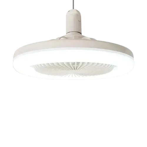 Ventilador de Techo Keluona Turbo con 3 Aspas de Plástico, 26 cm Color Blanco para Techo y Pared