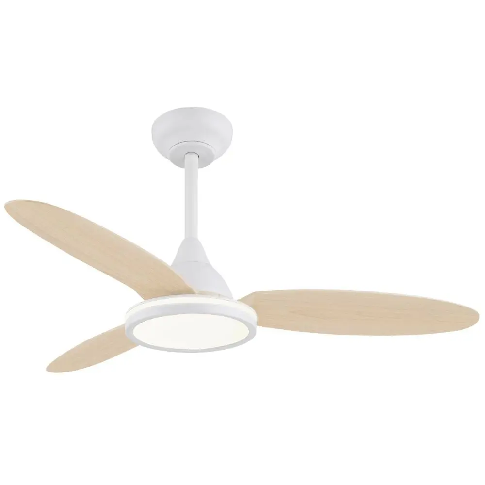 Ventilador de techo mahon blanco cct regulable 107cm con 3 Velocidades