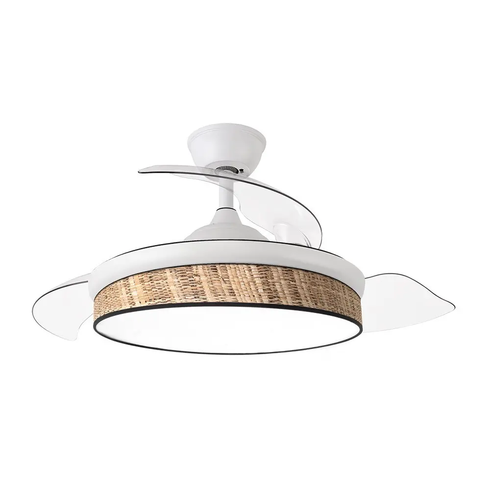 Ventilador de techo moda blanco cct regulable 49cm Diámetro 45 cm