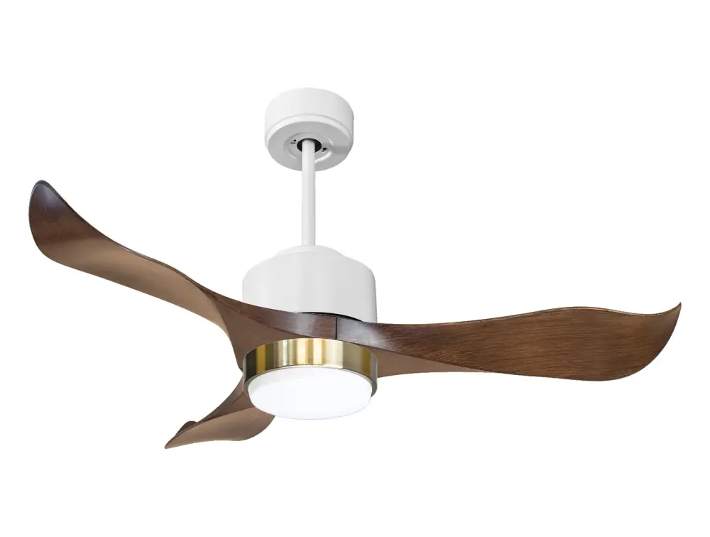 Ventilador de Techo Ultra silencioso de bajo consumo DC WakatobiD106C02LED66116 Diámetro 45 cm