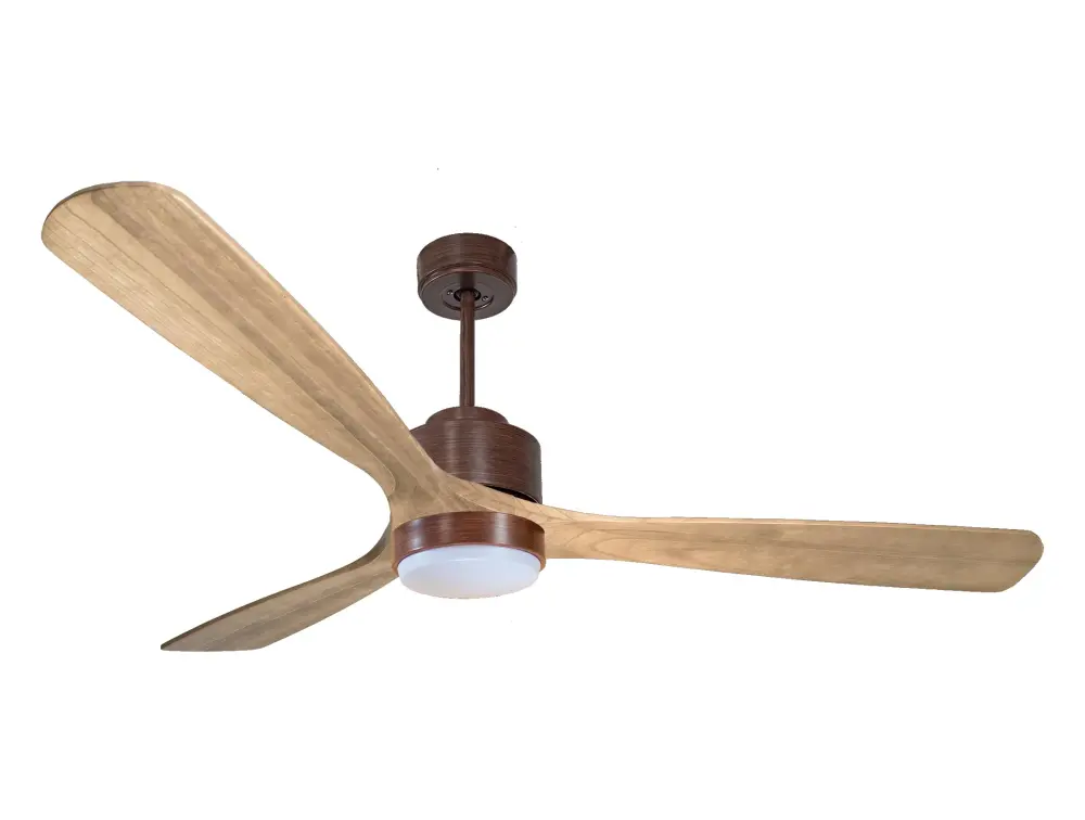 Ventilador de Techo Ultra silencioso de bajo consumo DC MljetD166C02LED67141 en Color Negro Mate