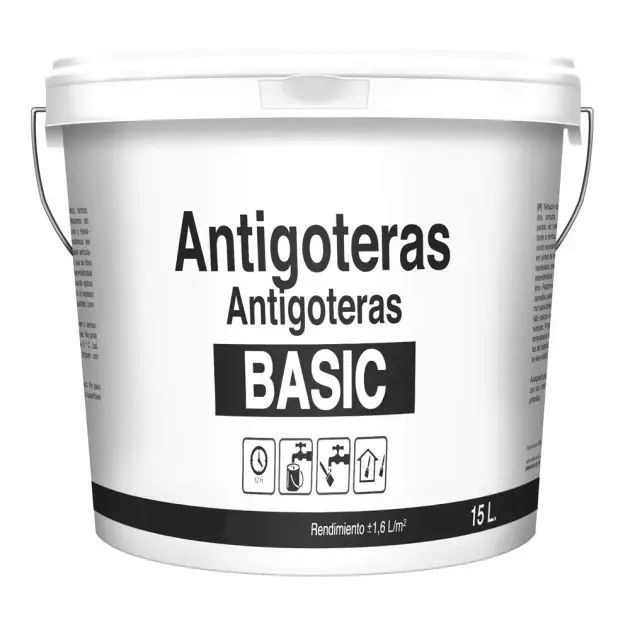 Antigoteras basic 15 l rojo