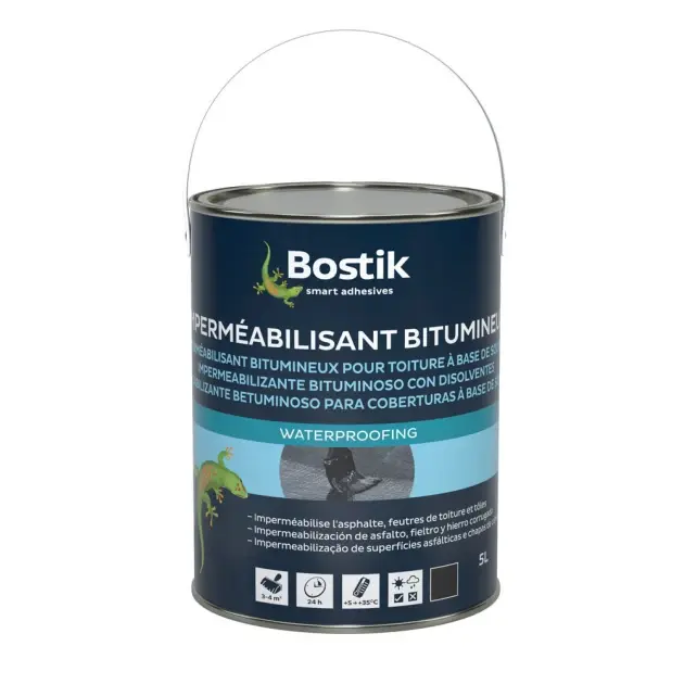 Emulsión bituminosa 5 l bostik con disolvente