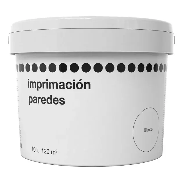 Imprimación para paredes blanca 10 l