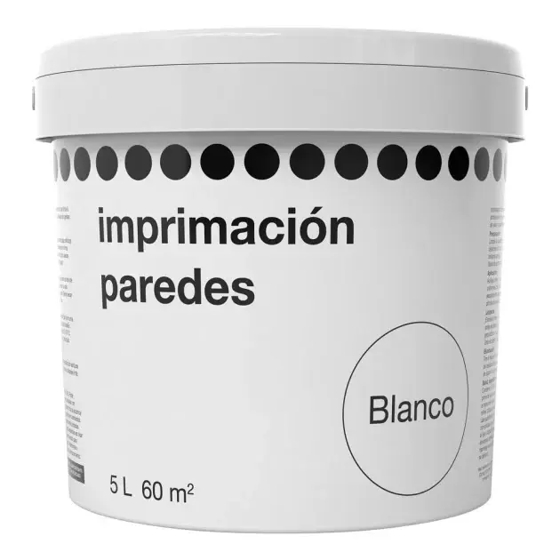 Imprimación para paredes blanca 5 l