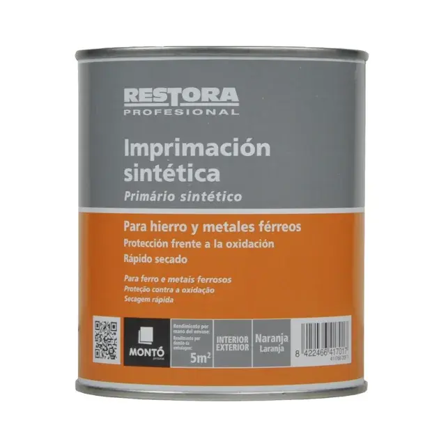 Imprimación sintética naranja restora profesional 1 kg