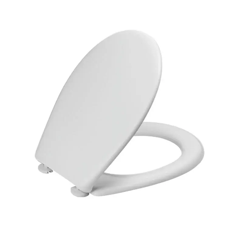 Asiento de inodoro en termoendurecible para vaso Pozzi Ginori modelo Cervino con bisagras de metálico cierre normal