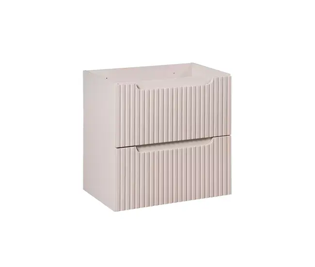 Mueble bajo lavabo 60cm 2 cajones Riva Cachemira