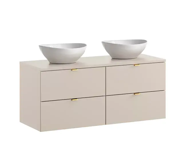 Mueble doble lavabo 120cm Azel Cachemira