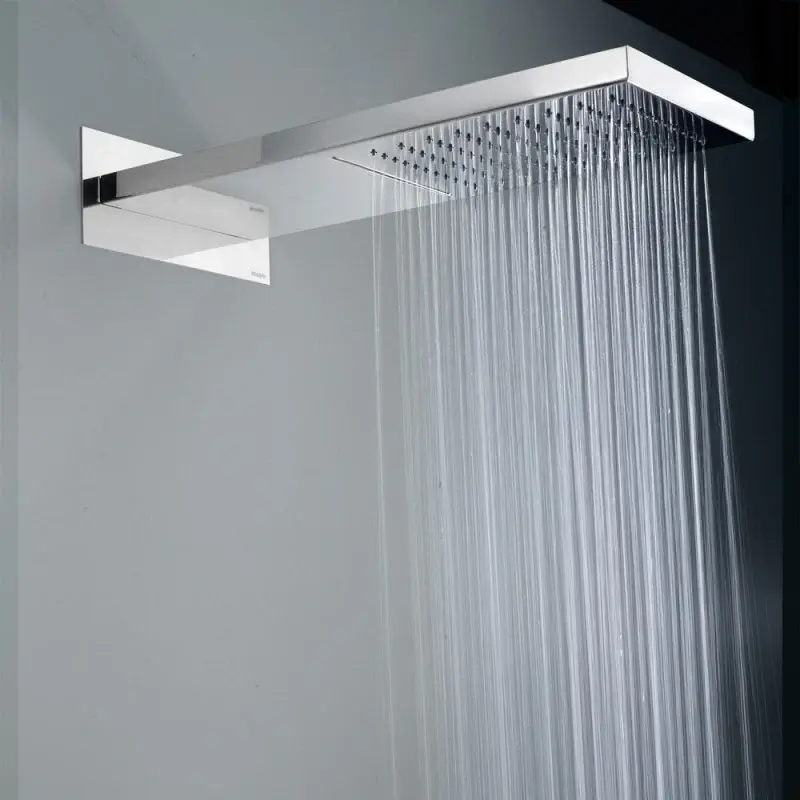 Soffione de ducha Bossini Manhattan con 2 chorros en acero inoxidable con lluvia y cascada