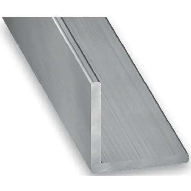 Ángulo de acero inox 100 x 2 x 2 cm