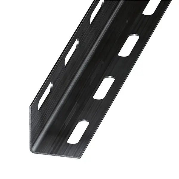 Ángulo de acero perforado 100 x 3,8 x 3,8 cm