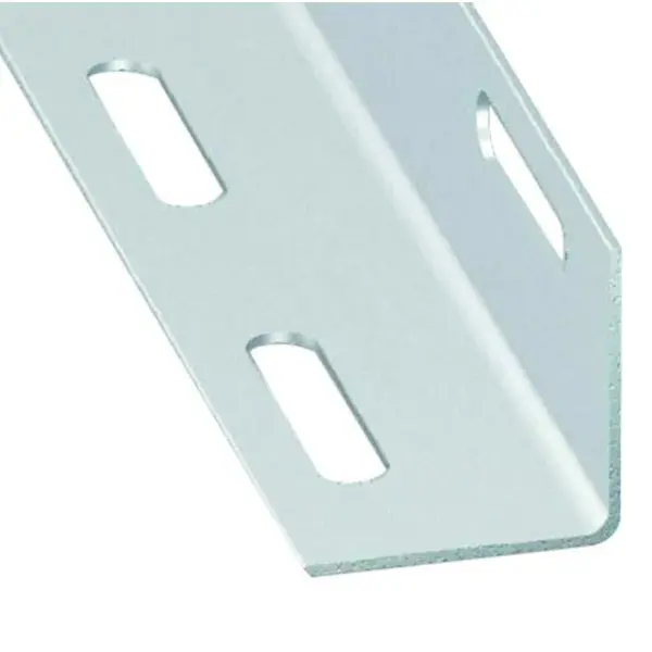 Ángulo acero perforado 250 x 2,7 x 2,7 cm