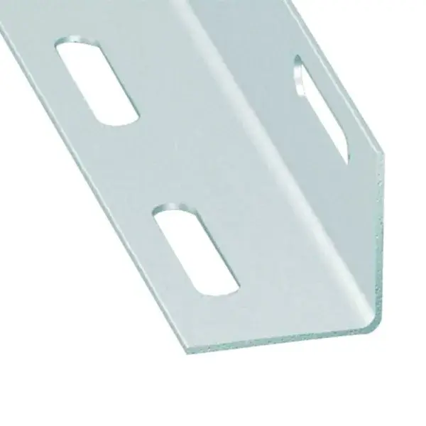 Ángulo acero perforado 250 x 3,8 x 3,8 cm